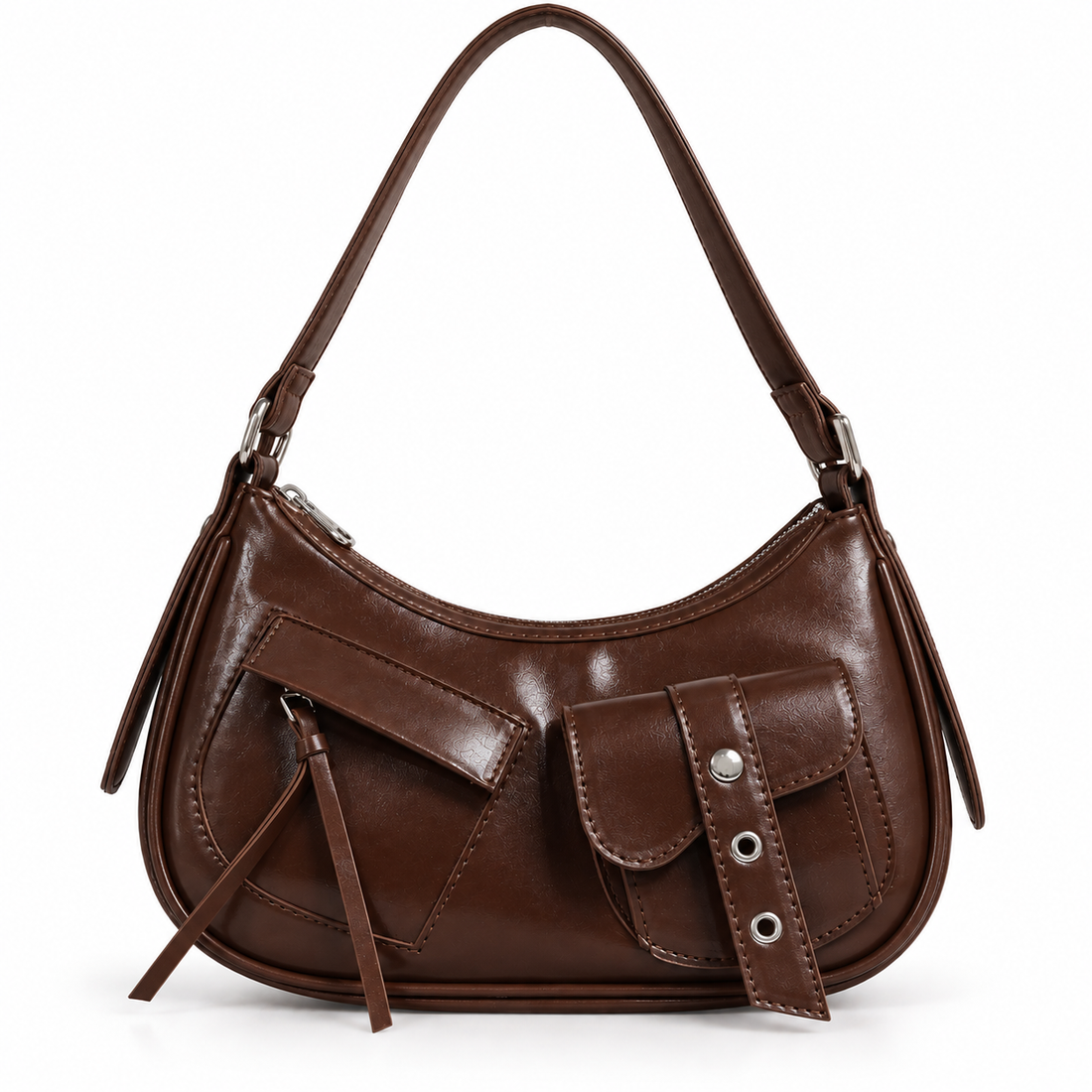 2 pockets shoulder bag