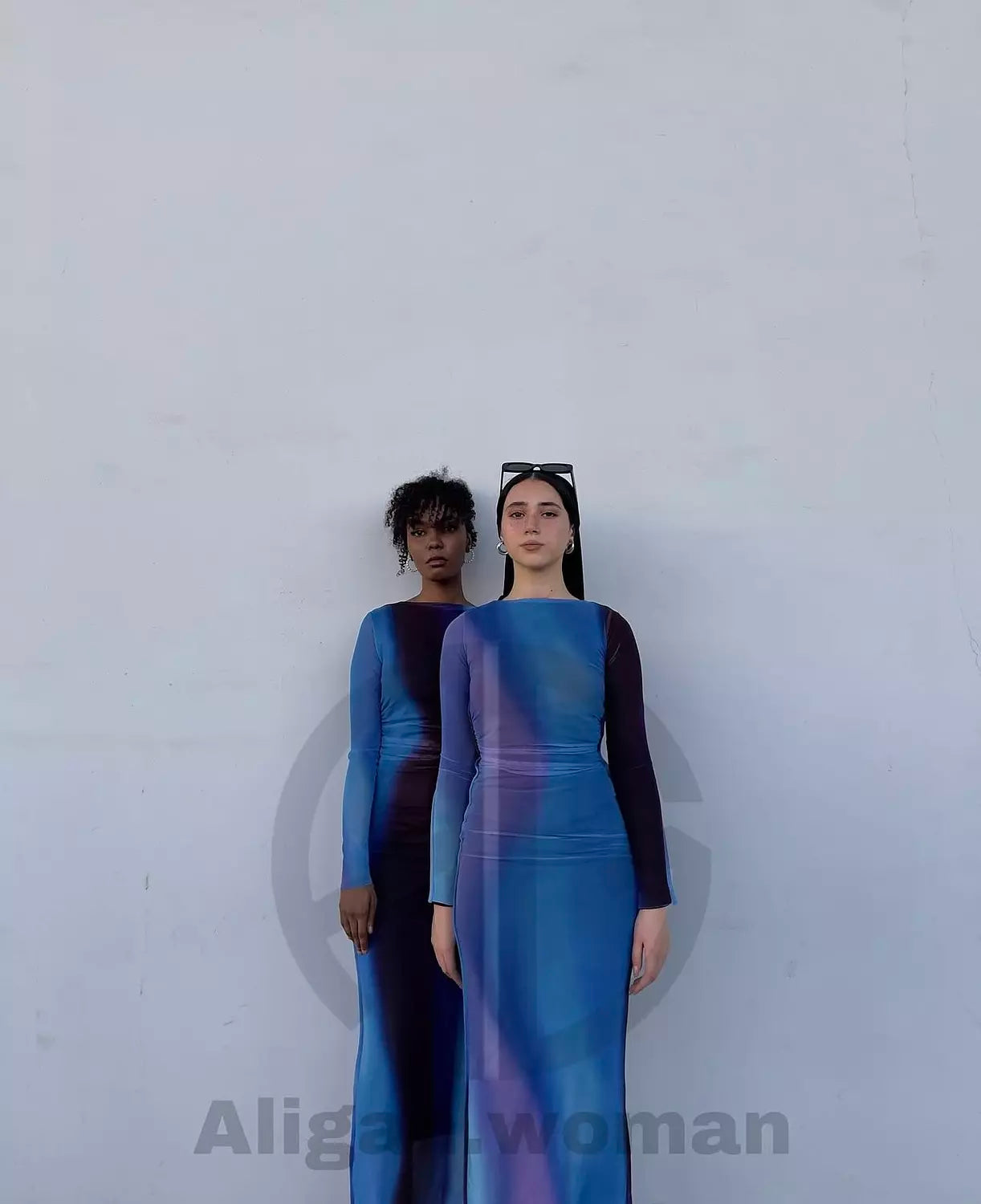Galaxy aqua dress