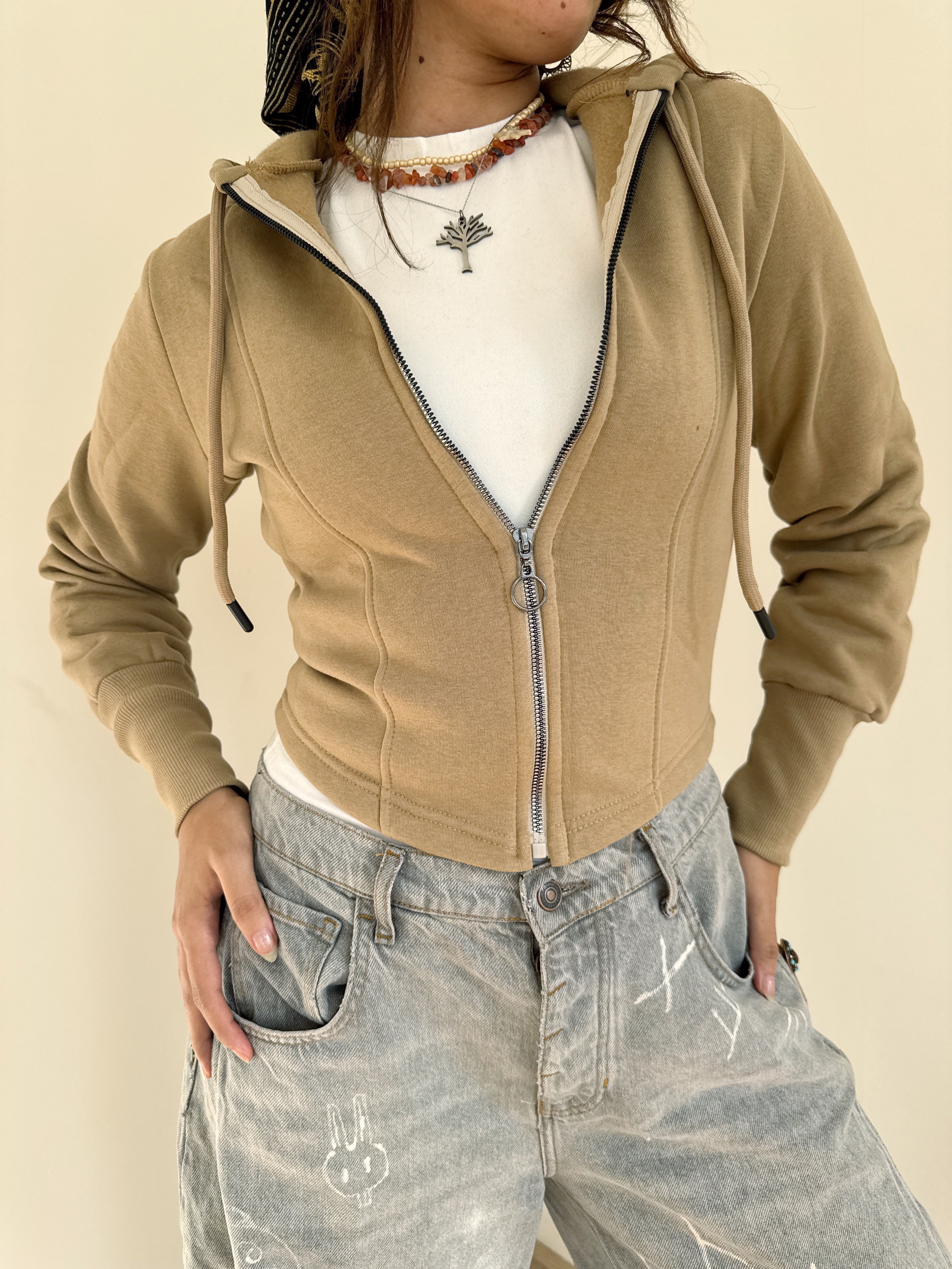 Corset sweatshirt