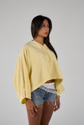 Sunset flare shirt - powder yellow