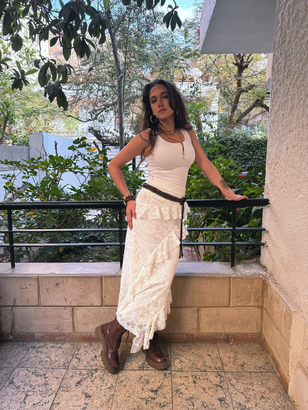 Ruffles skirt