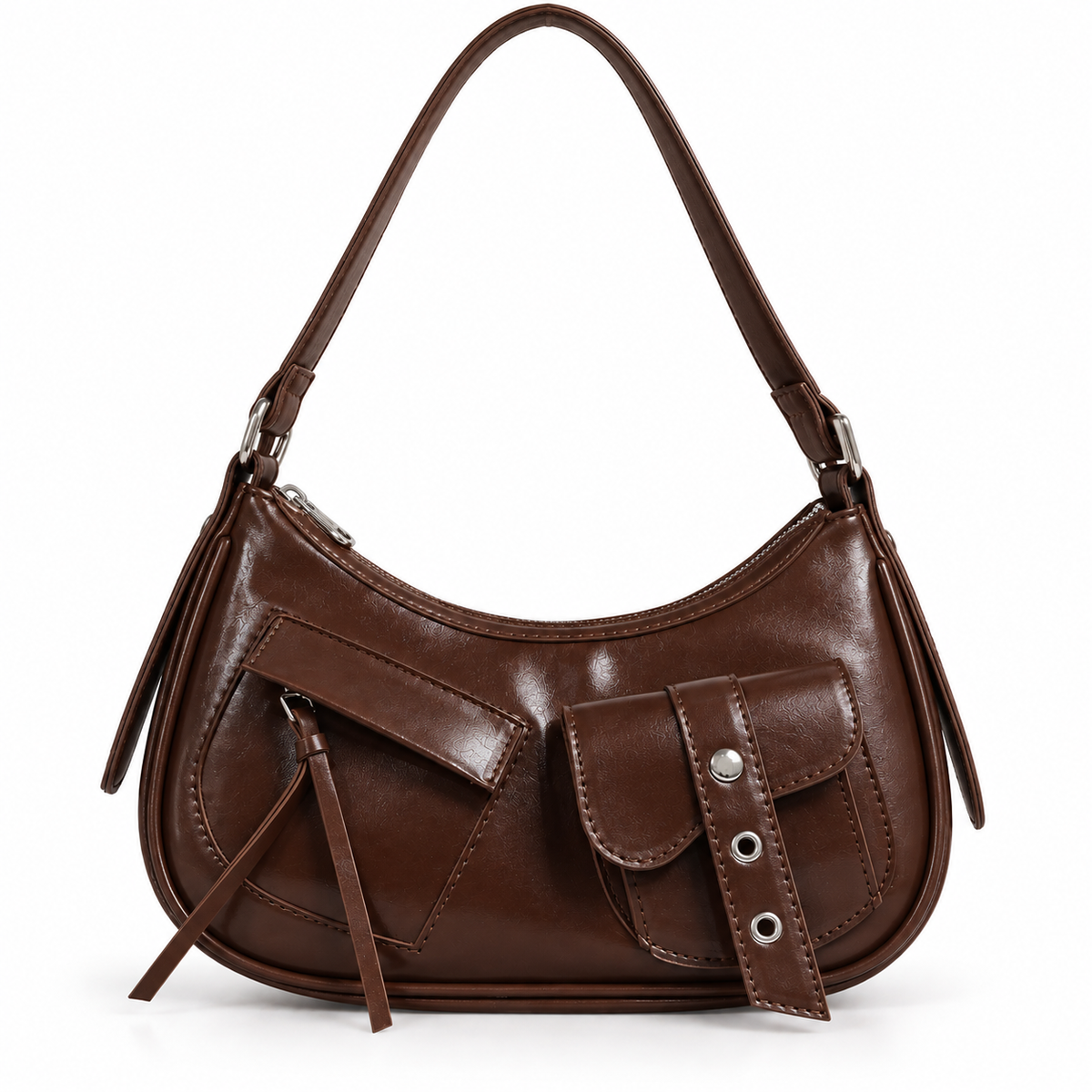 2 pockets shoulder bag