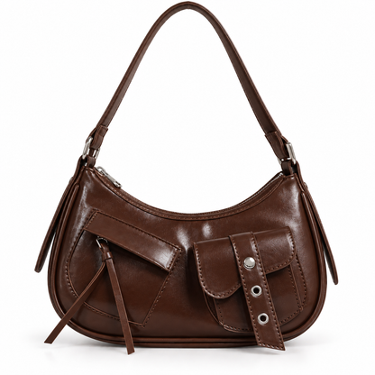 2 pockets shoulder bag