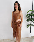 Corset leather top