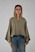 Sunset flare shirt - olive