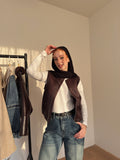 Leather vest
