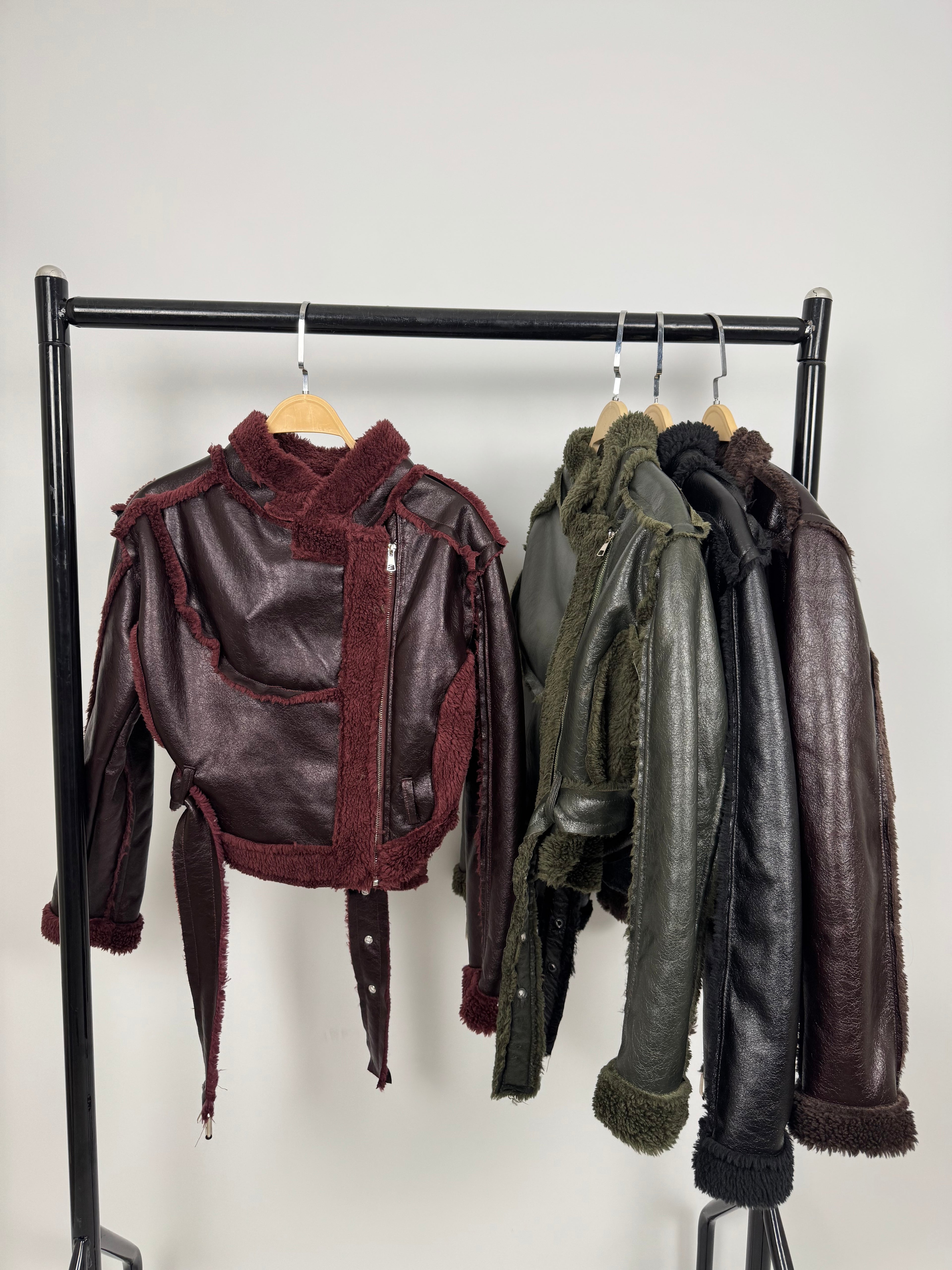 Leather X teddy catc