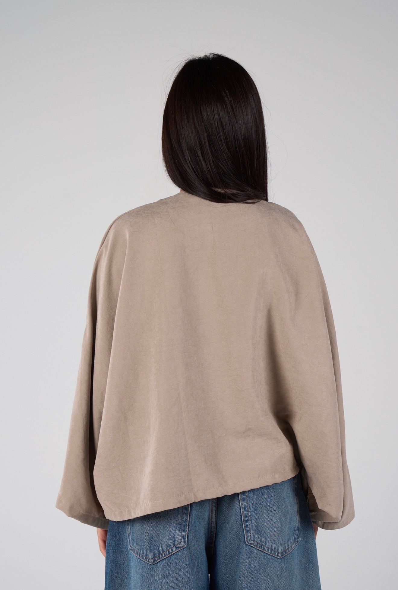 Sunset flare shirt - beige
