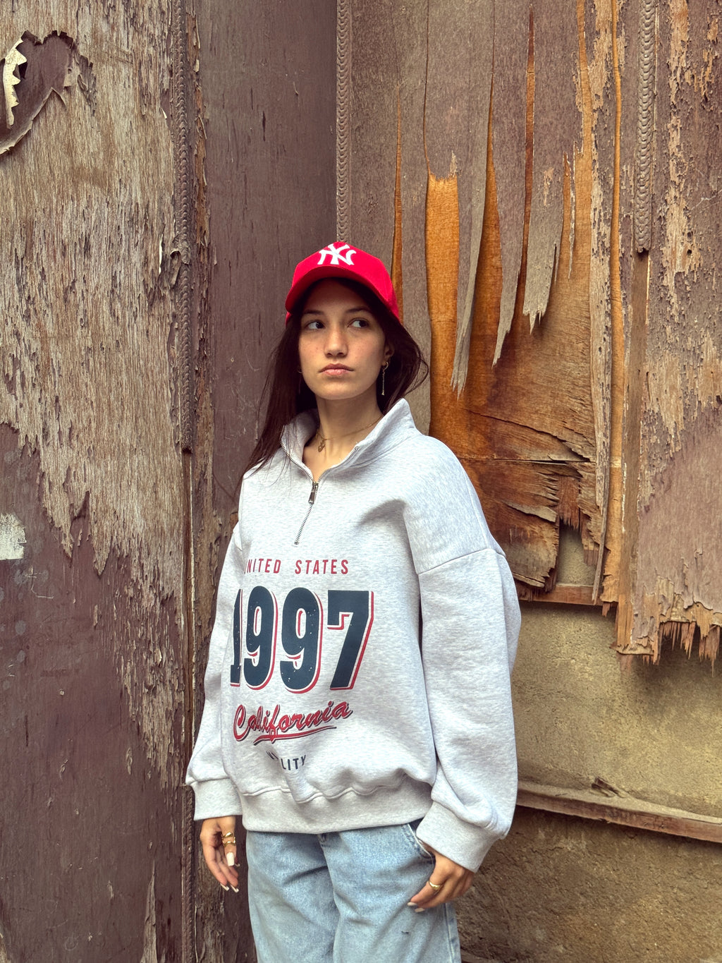 1997 half-zip sweatshirt