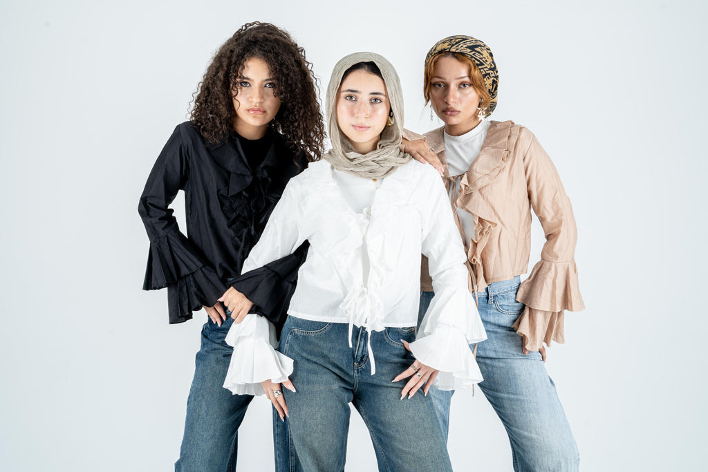 Ruffles blouse