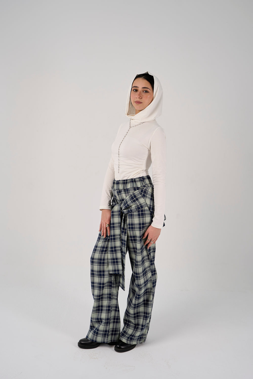 Balaclava top - White