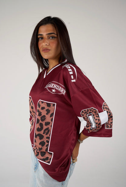 Jersey 01’ tiger - burgundy