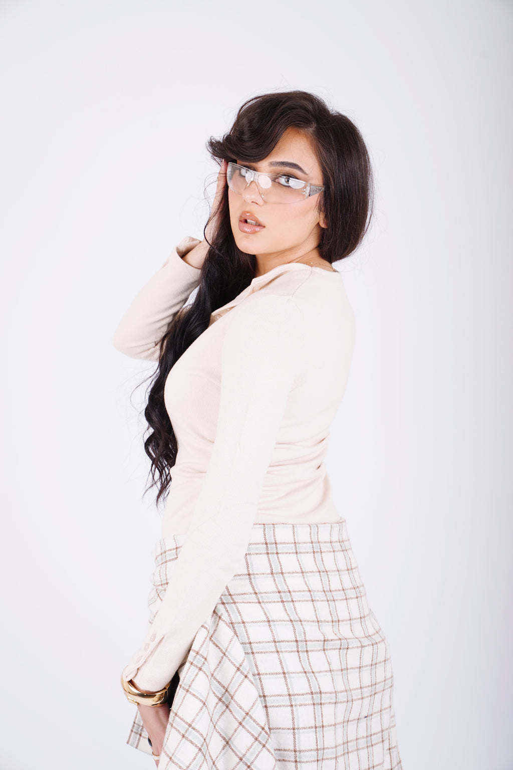 Button up top - beige