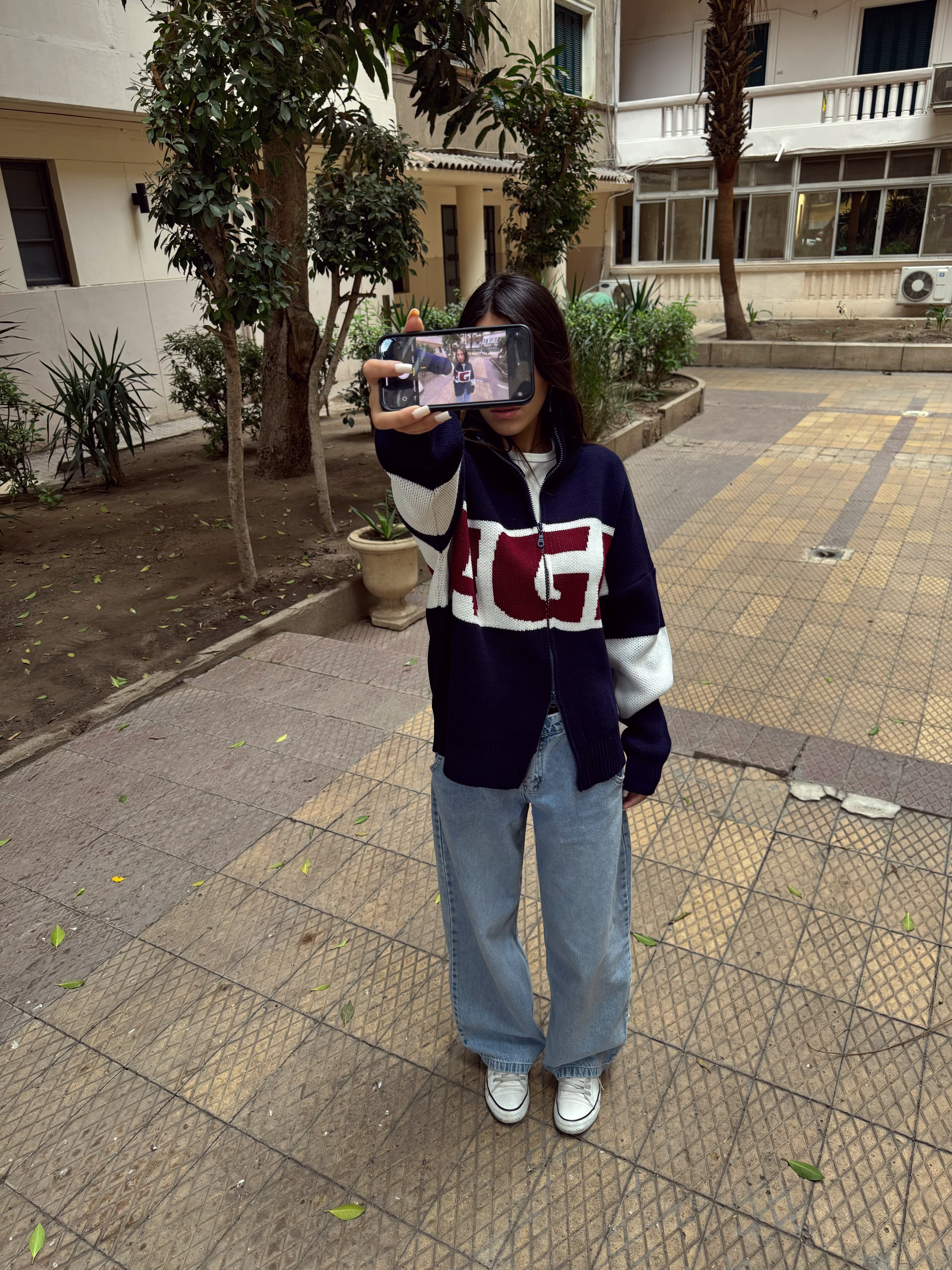 AGA Knit - navy blue