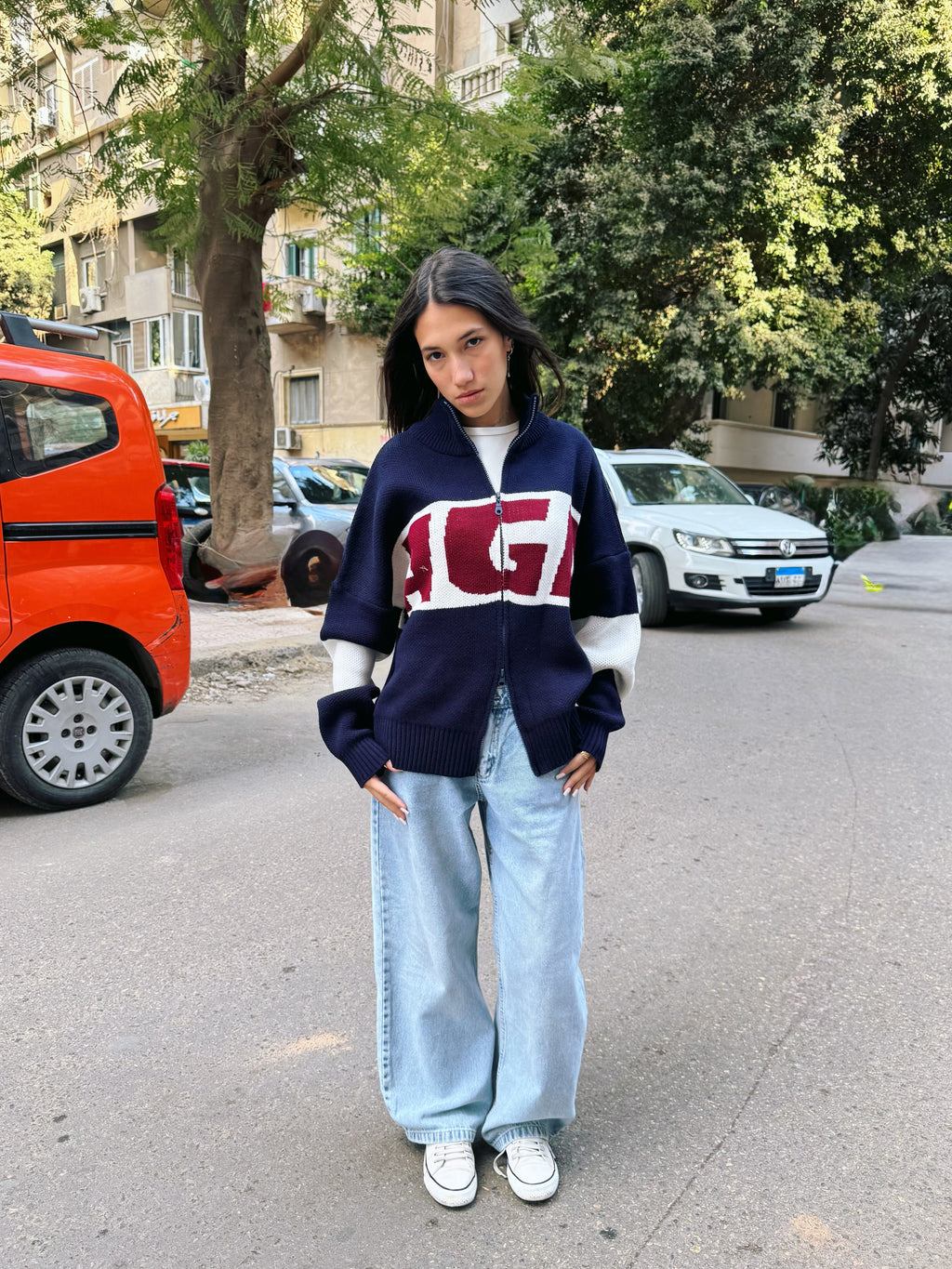 AGA Knit - navy blue