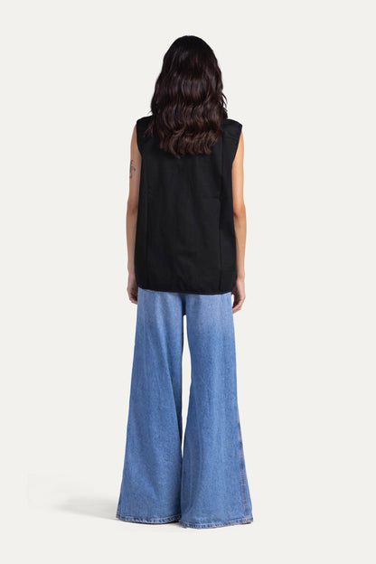 Multi pockets vest