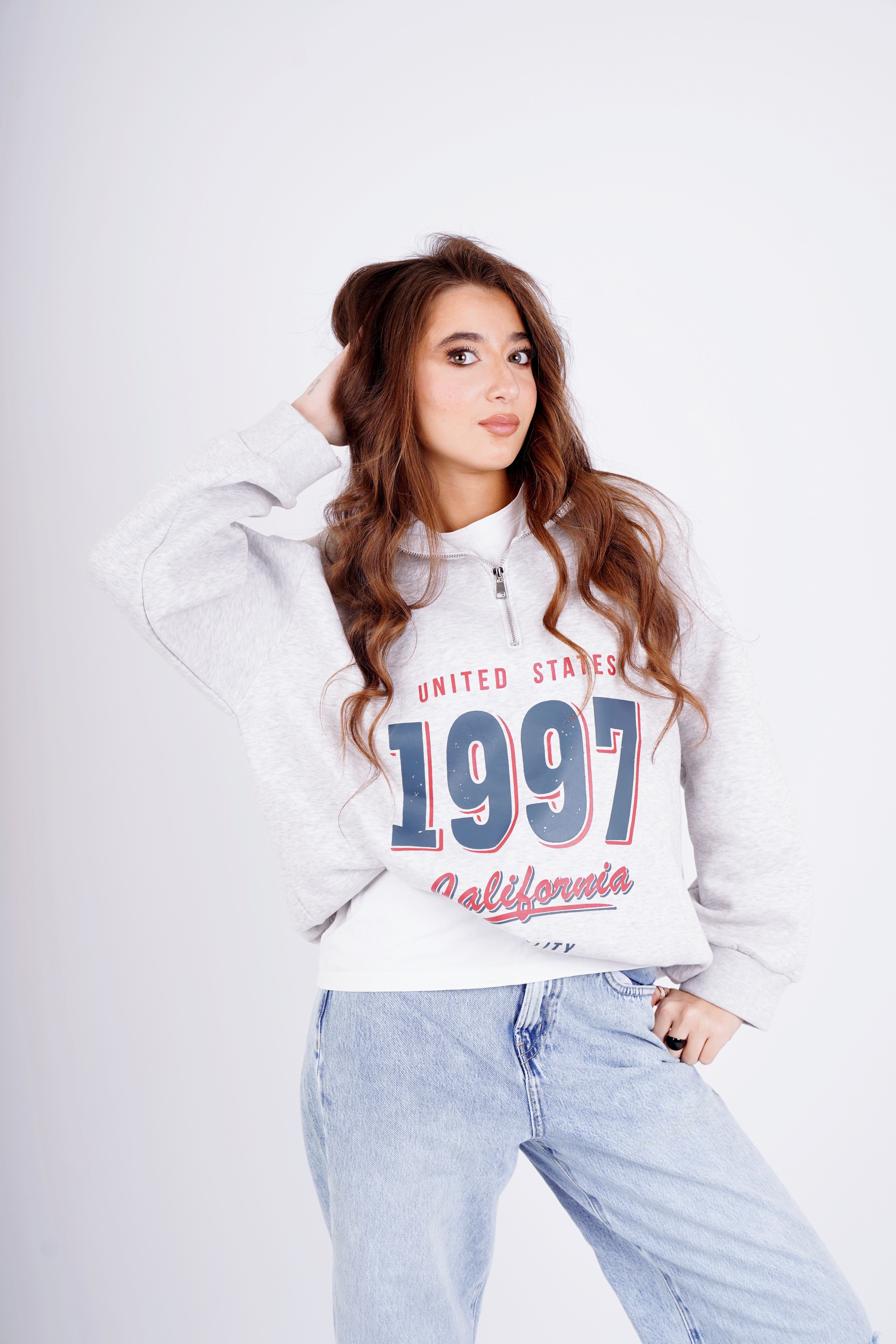 1997 half-zip sweatshirt – ALIGAN