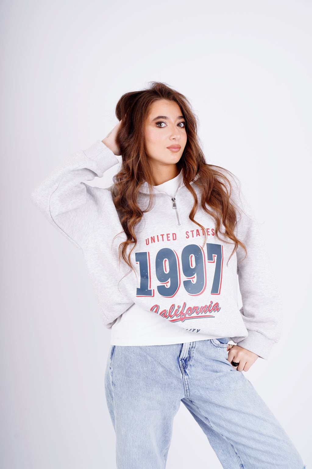 1997 half-zip sweatshirt