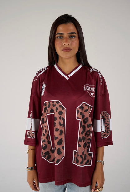Jersey 01’ tiger - burgundy