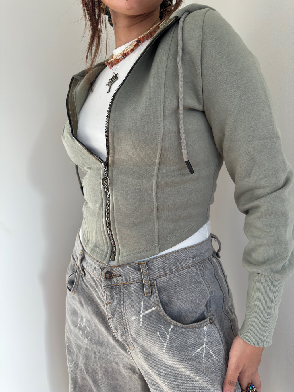 Corset sweatshirt