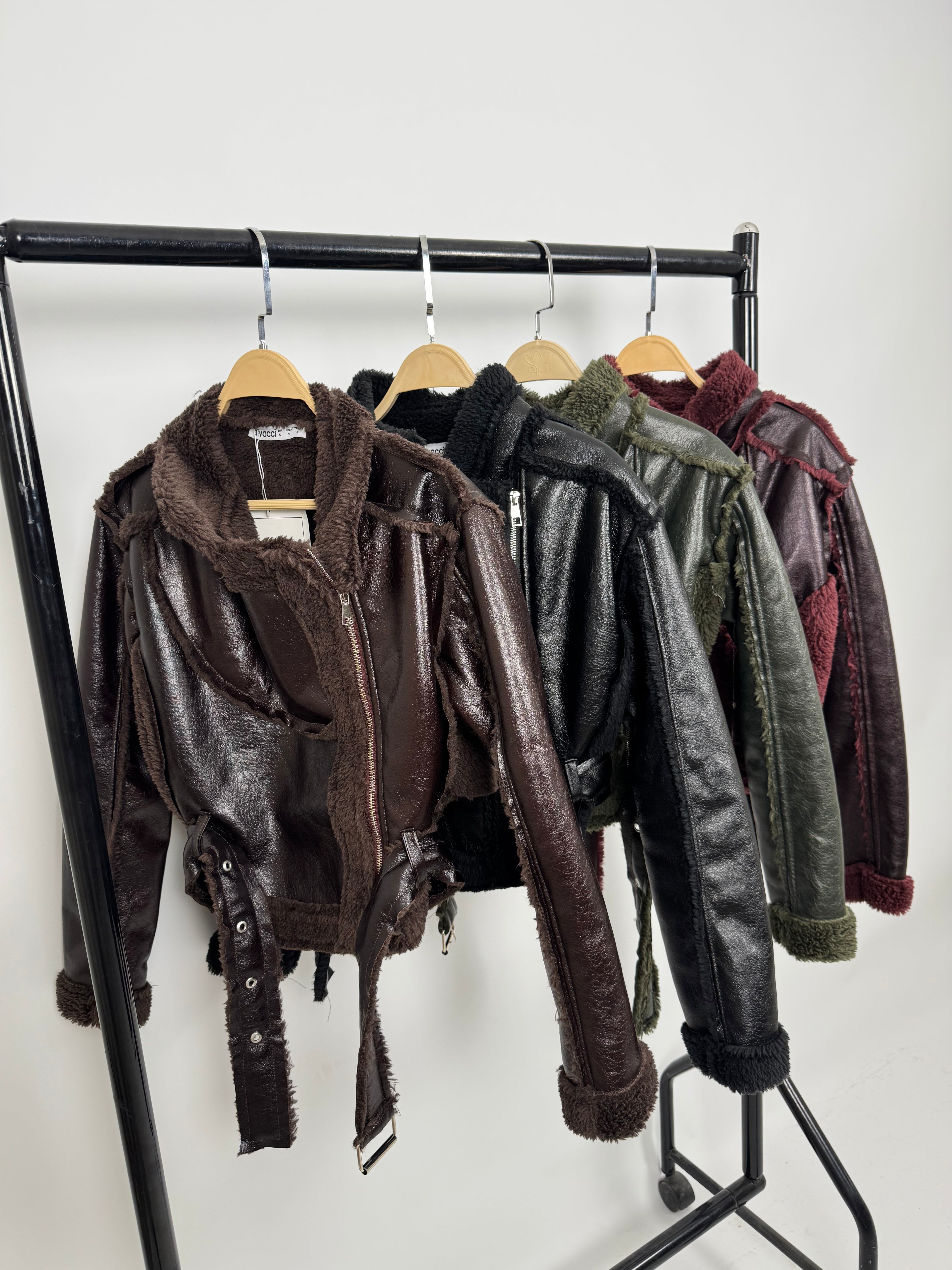 Leather X teddy catc