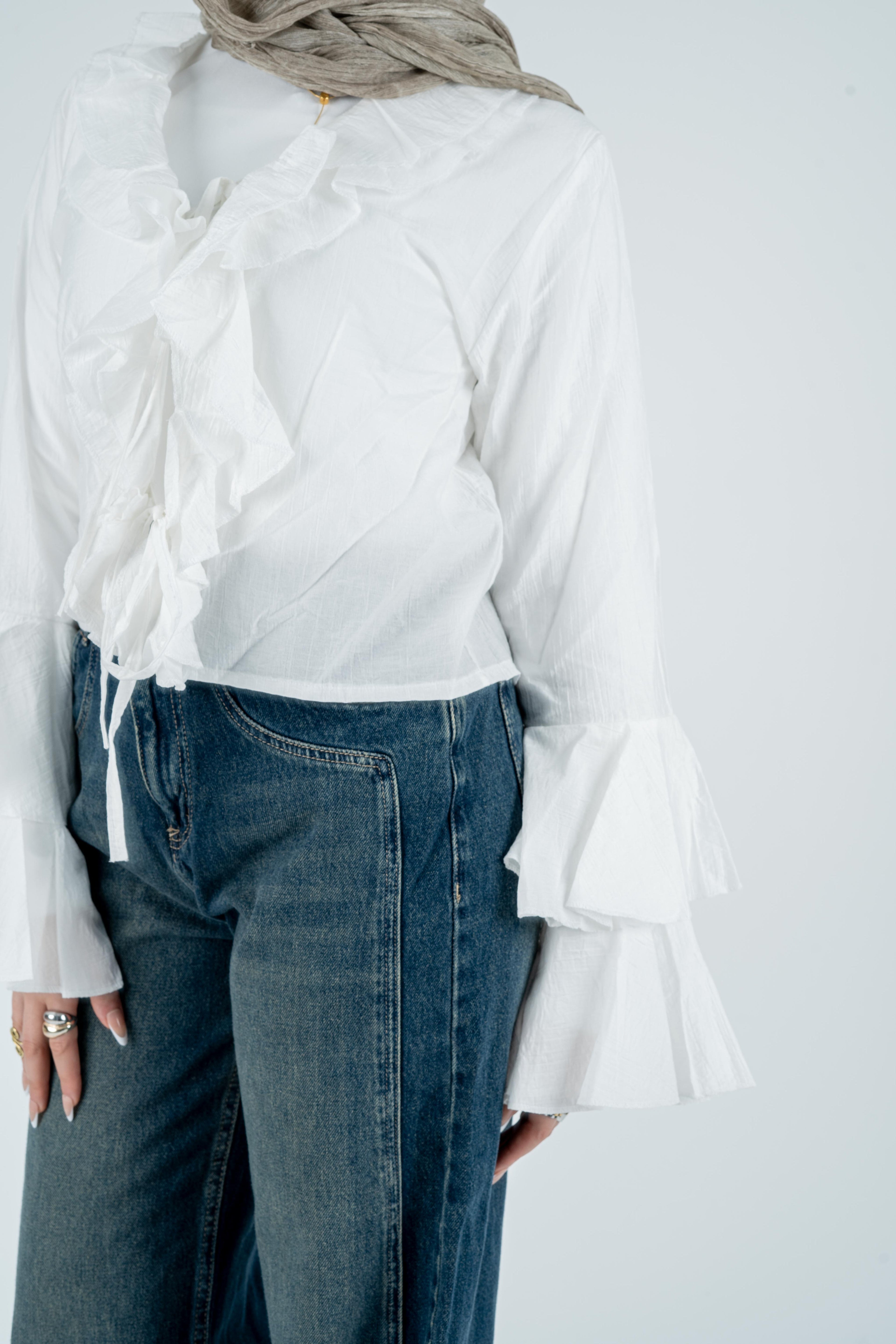 Ruffles blouse