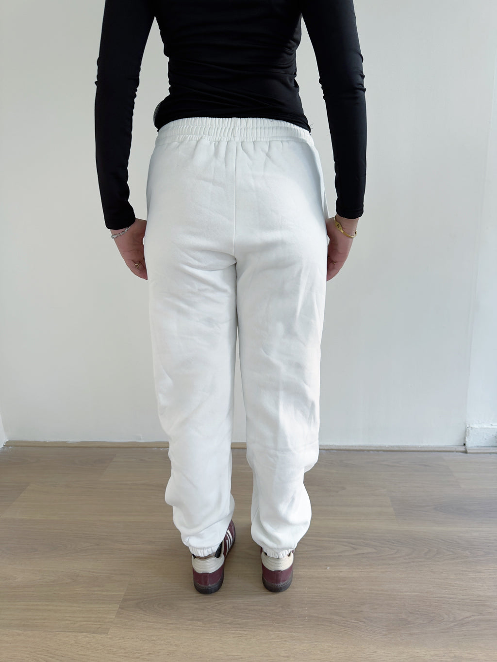 White sweatpants