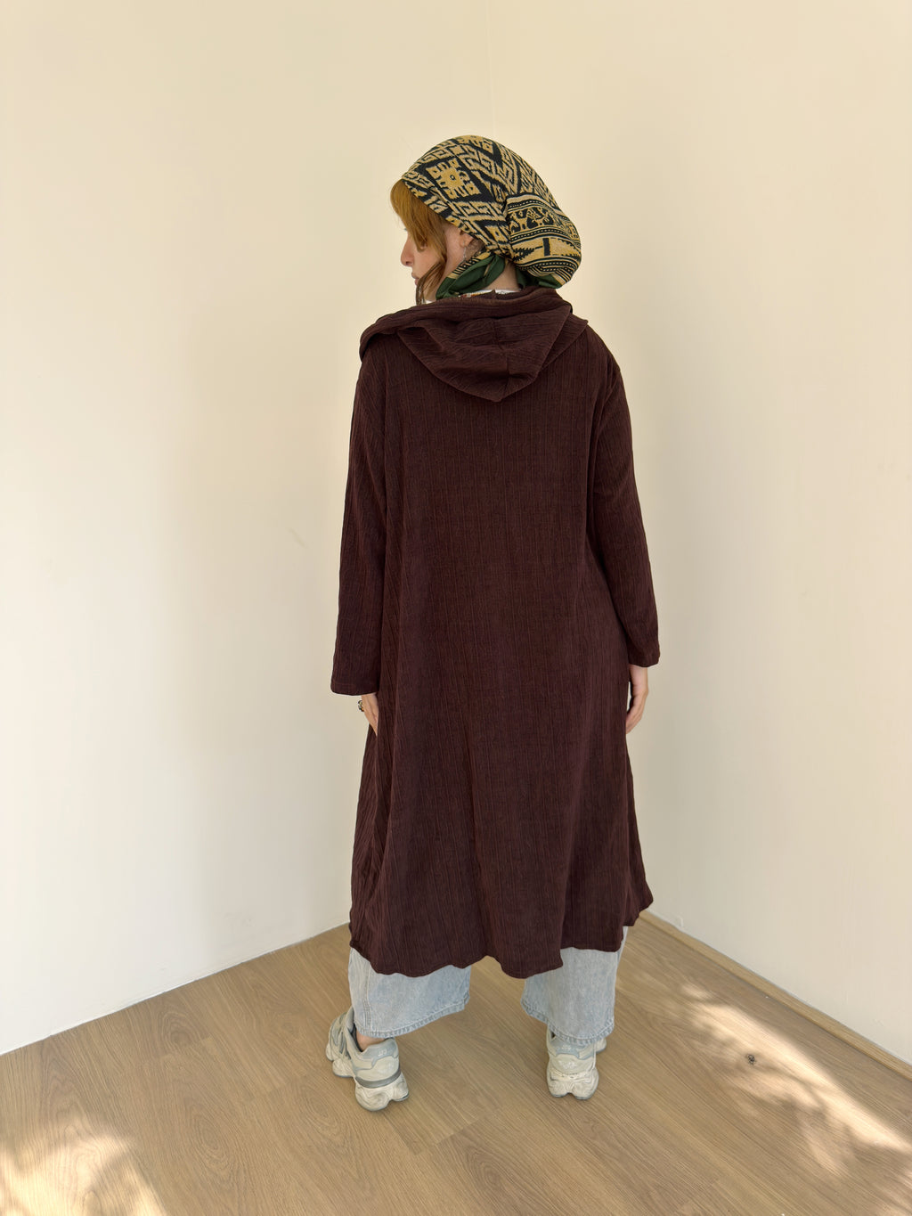 Hooded cardigan