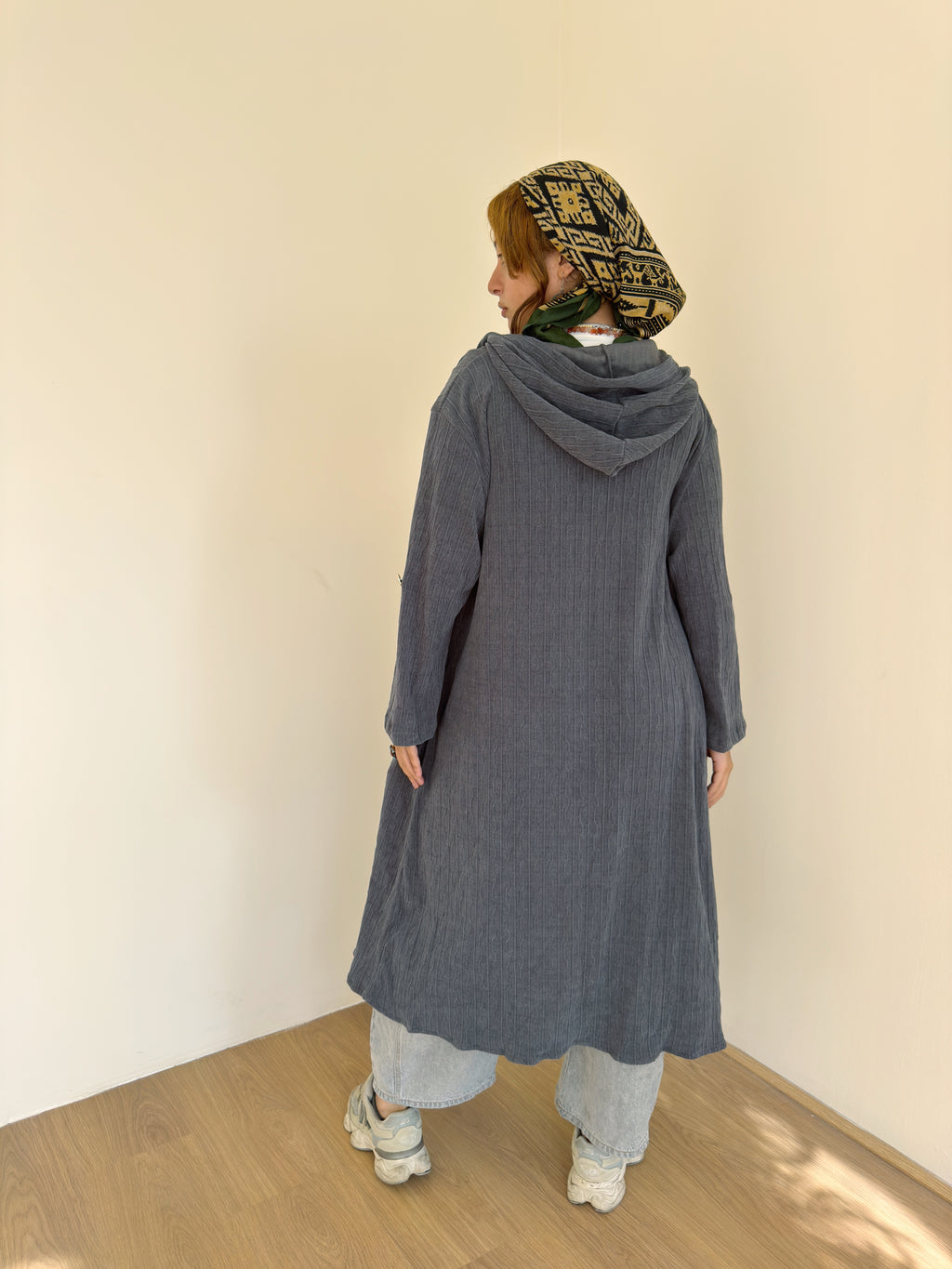 Hooded cardigan