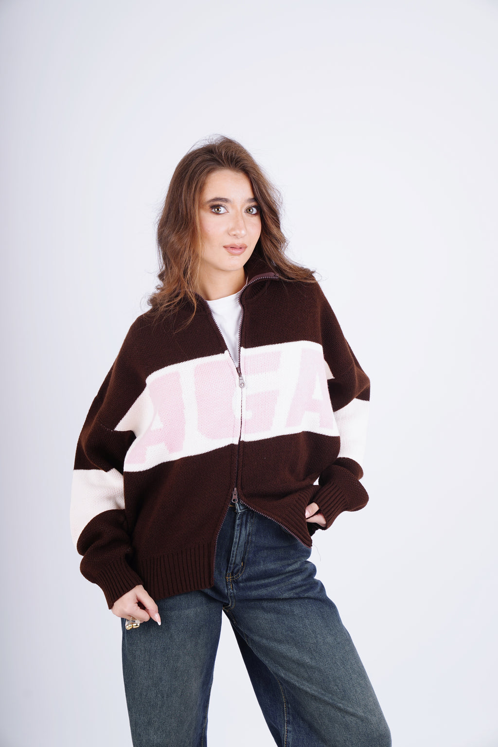 AGA knit - brown