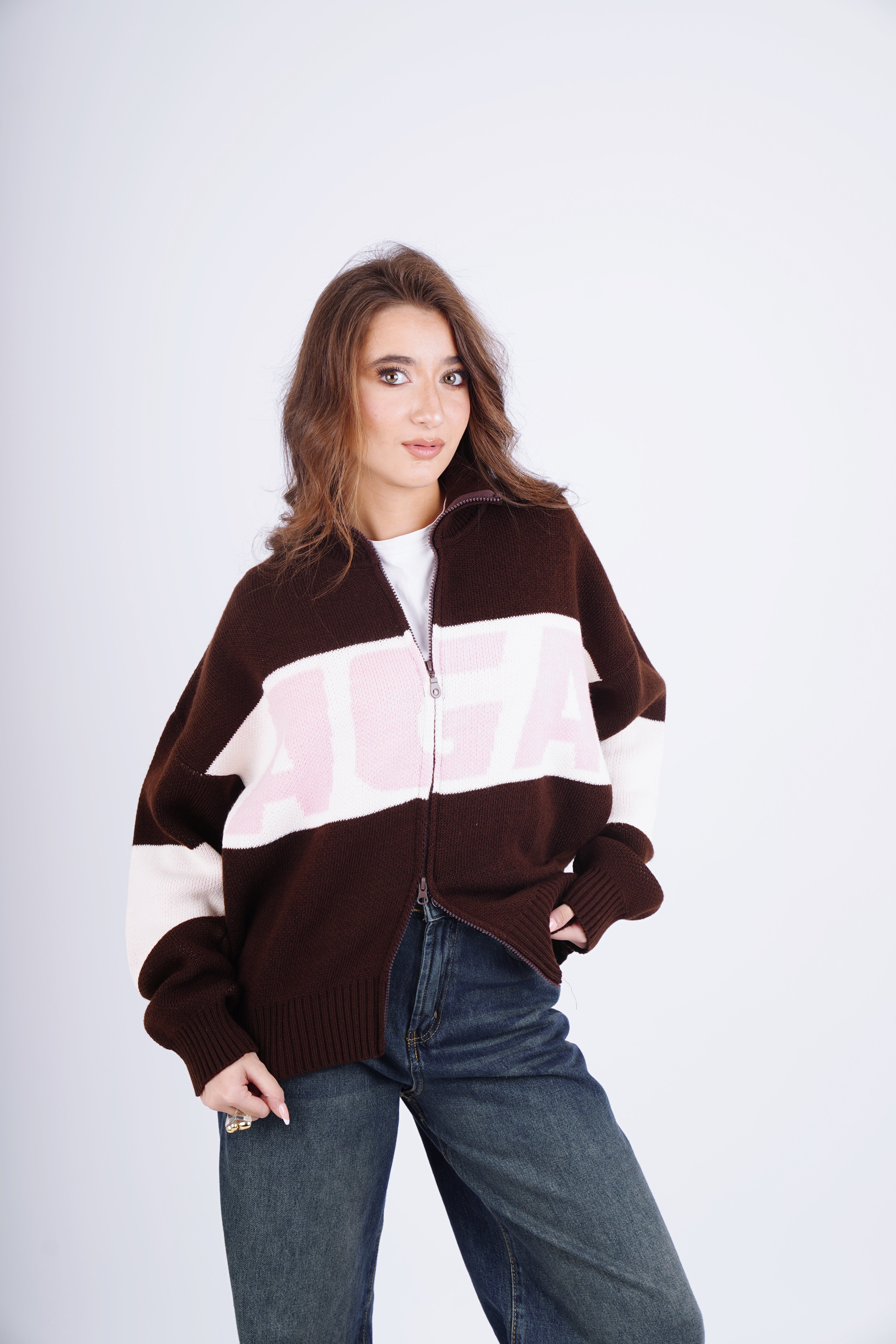 AGA knit - brown