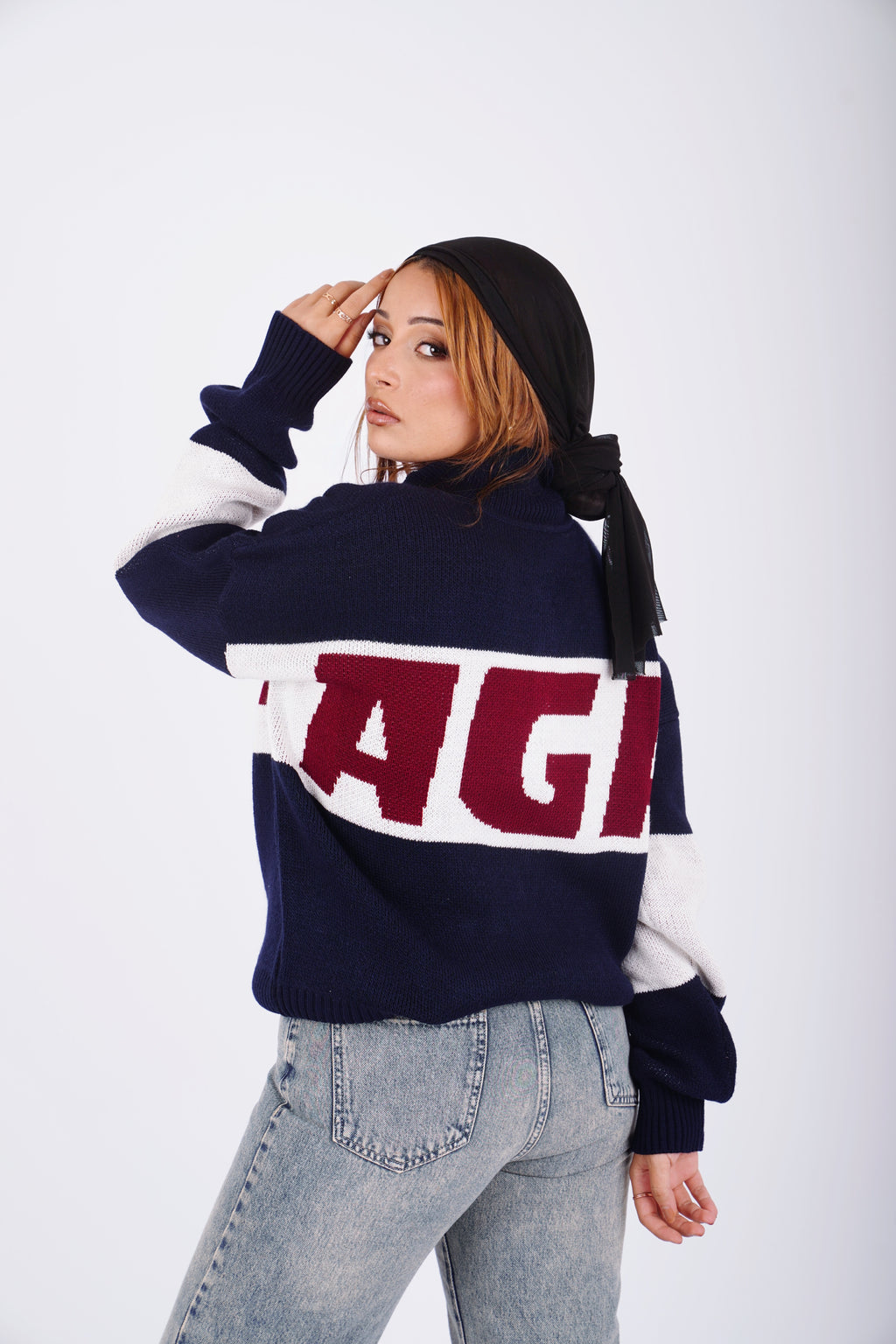 AGA Knit - navy blue