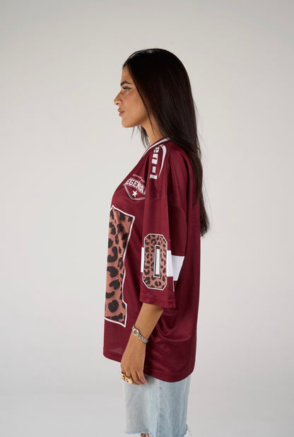 Jersey 01’ tiger - burgundy