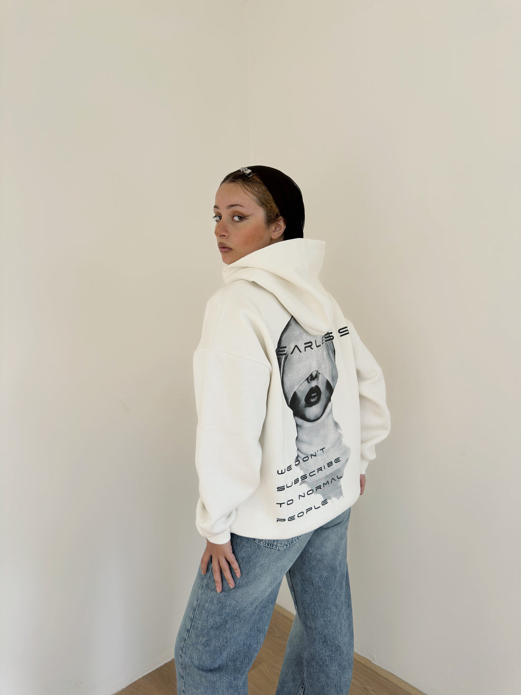 Hoodie fearless back