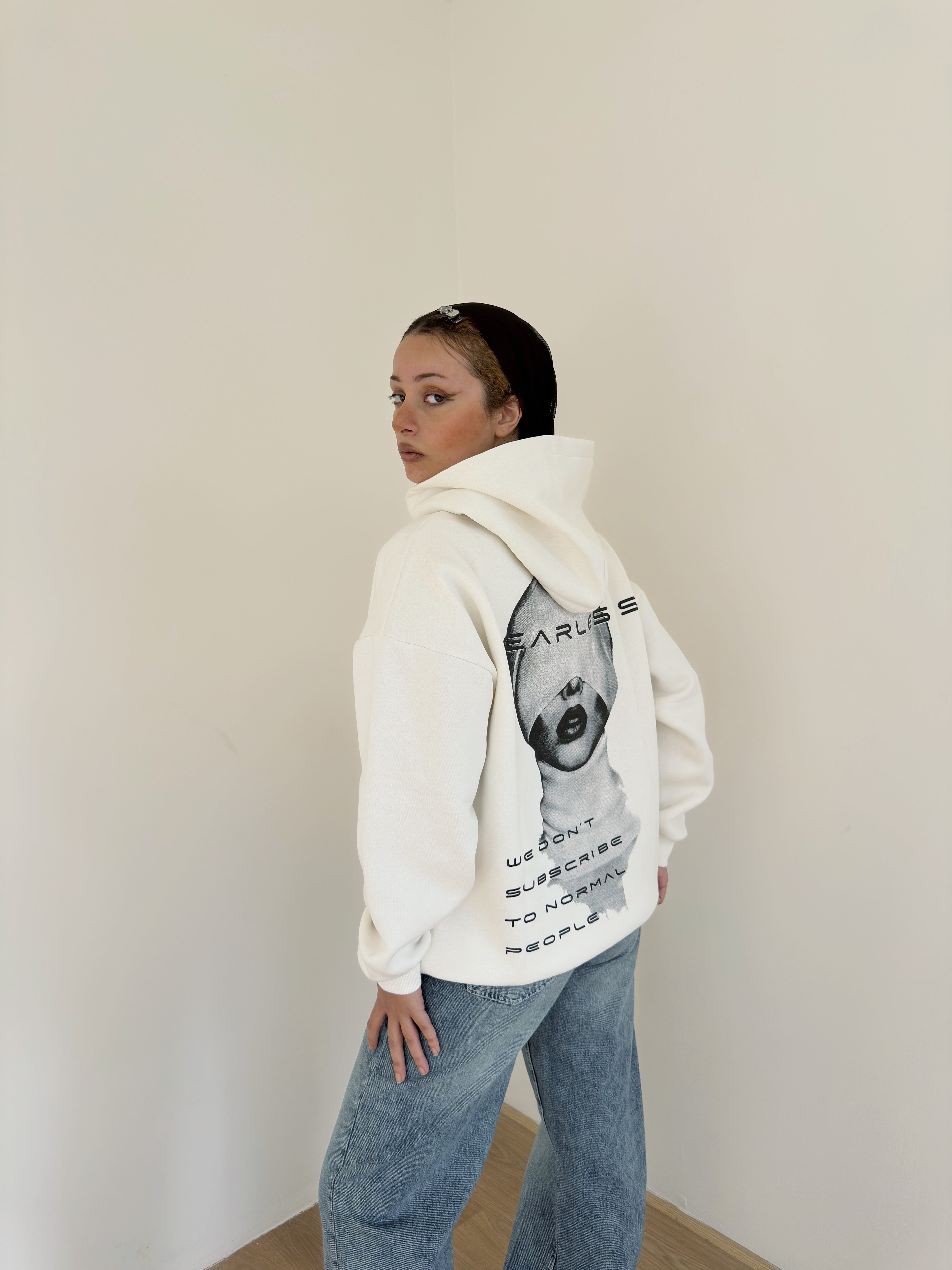 Hoodie fearless back