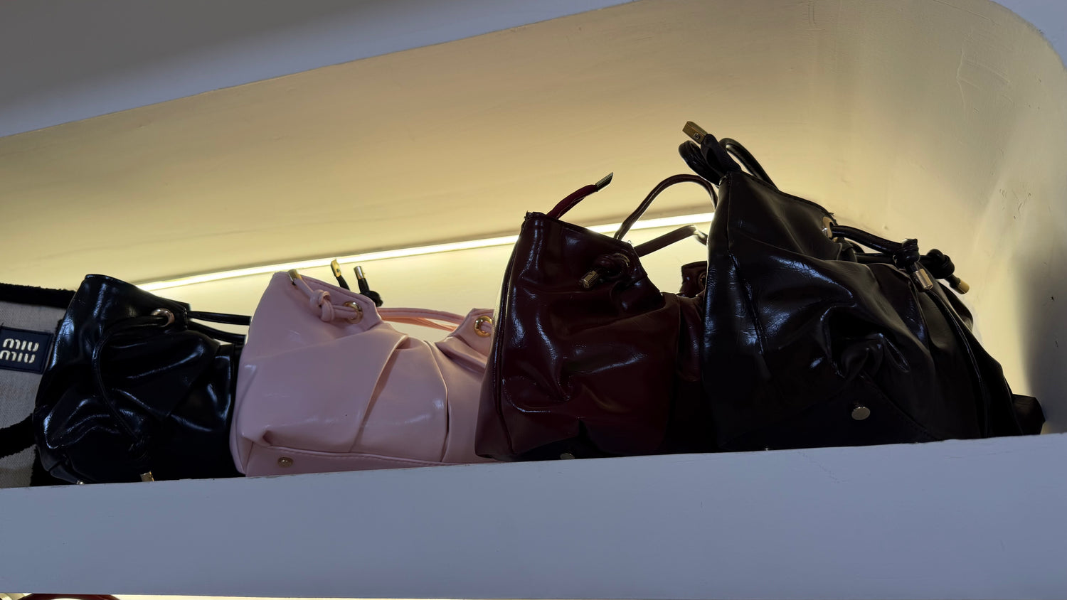 Ruched bag
