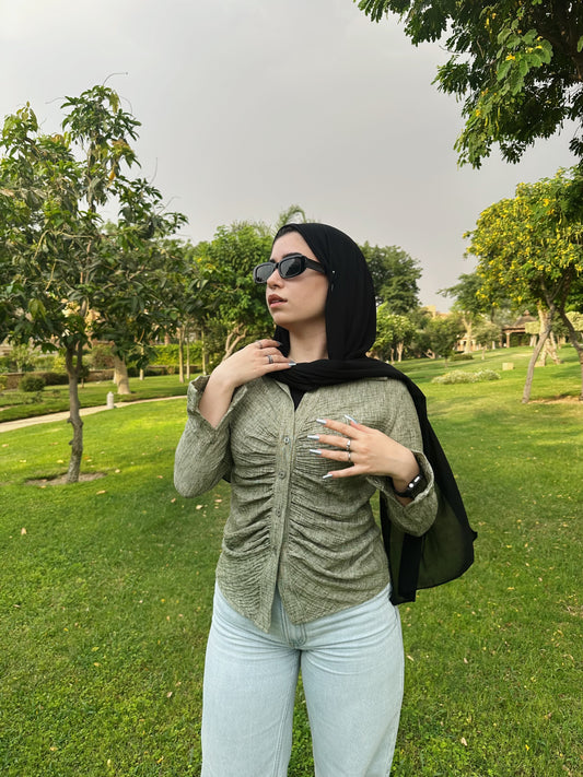 Ruched shirt AG