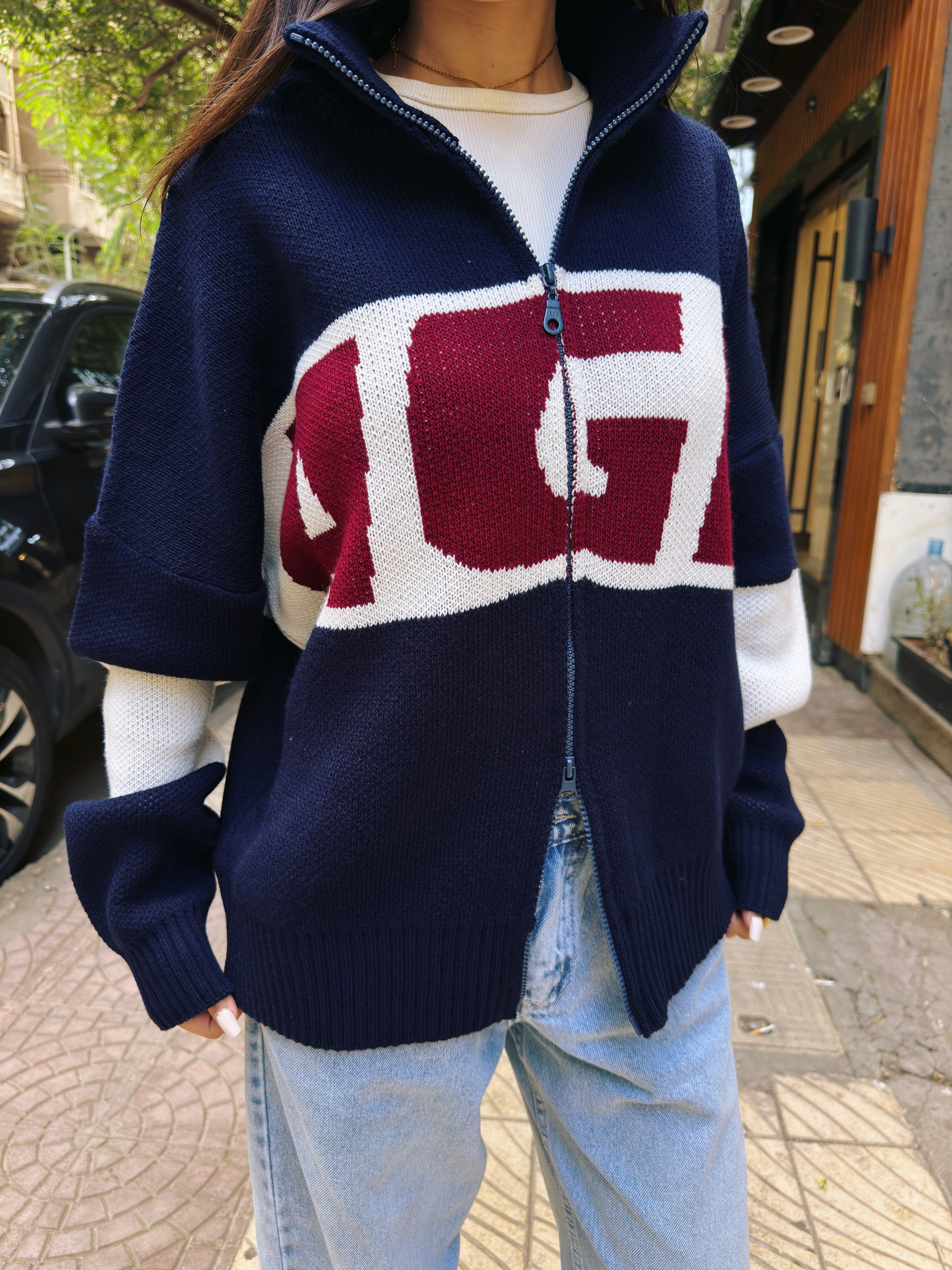 AGA Knit - navy blue