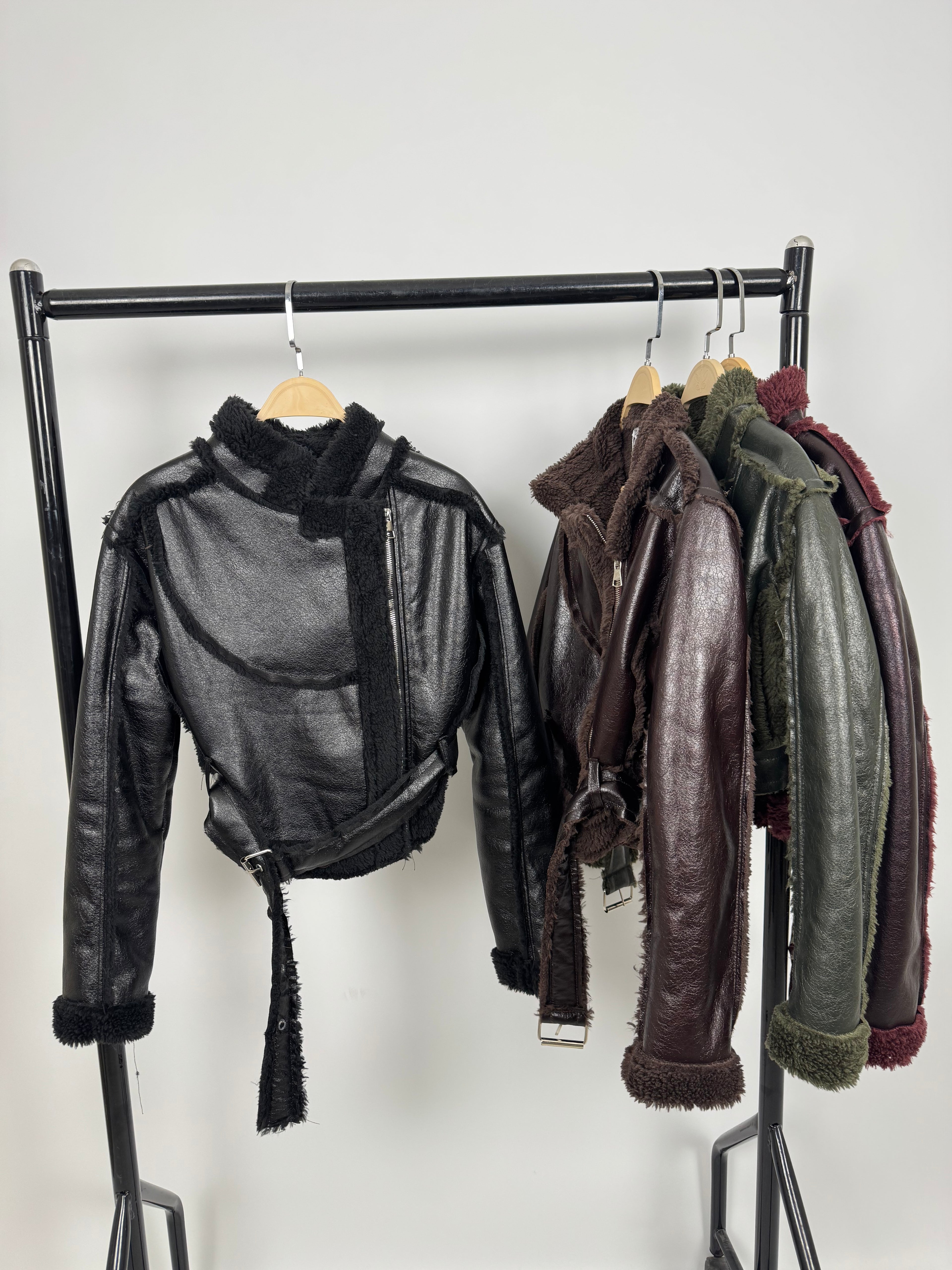 Leather X teddy catc