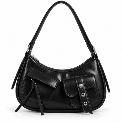 2 pockets shoulder bag