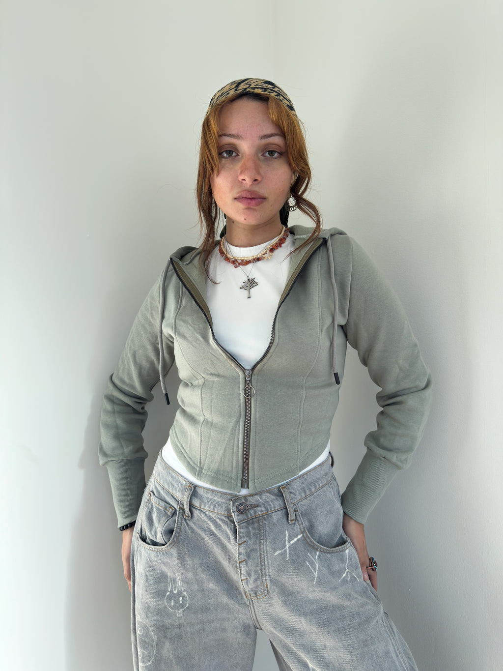 Corset sweatshirt