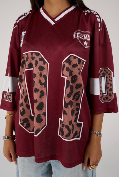 Jersey 01’ tiger - burgundy