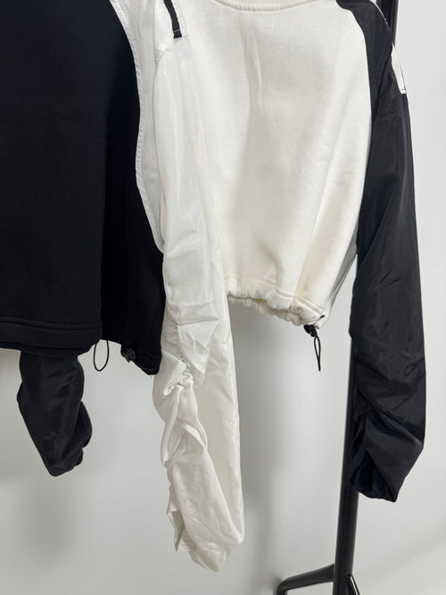 2lines cropped milton X waterproof sweatshirt