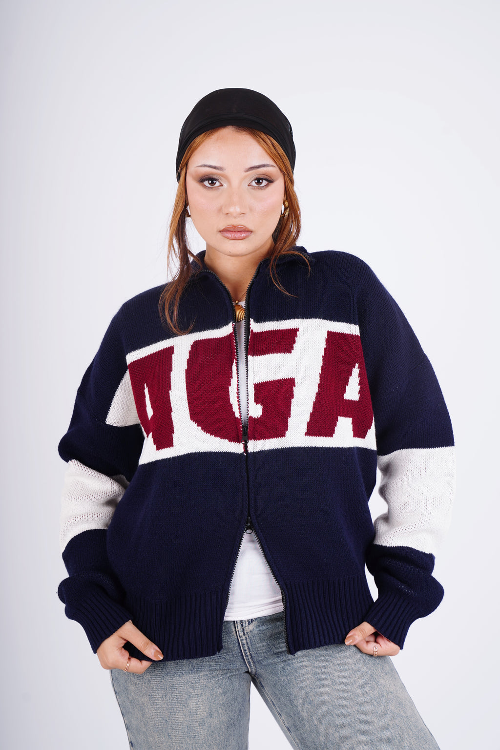 AGA Knit - navy blue