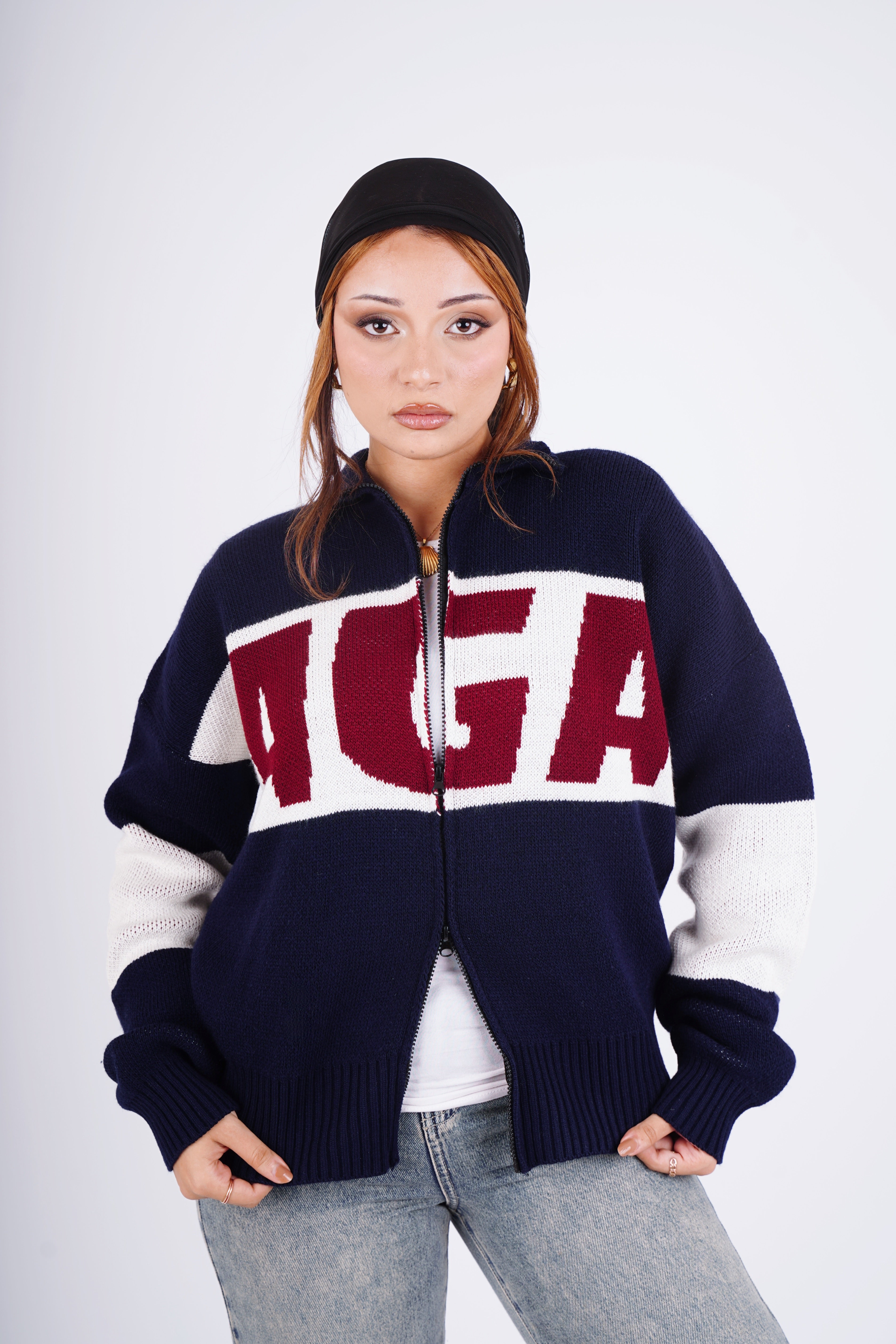 AGA Knit - navy blue