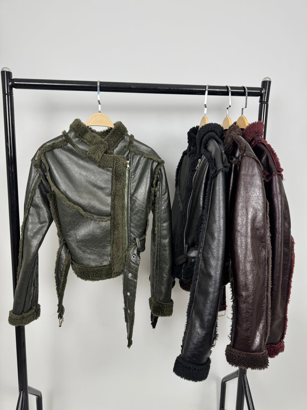 Leather X teddy catc