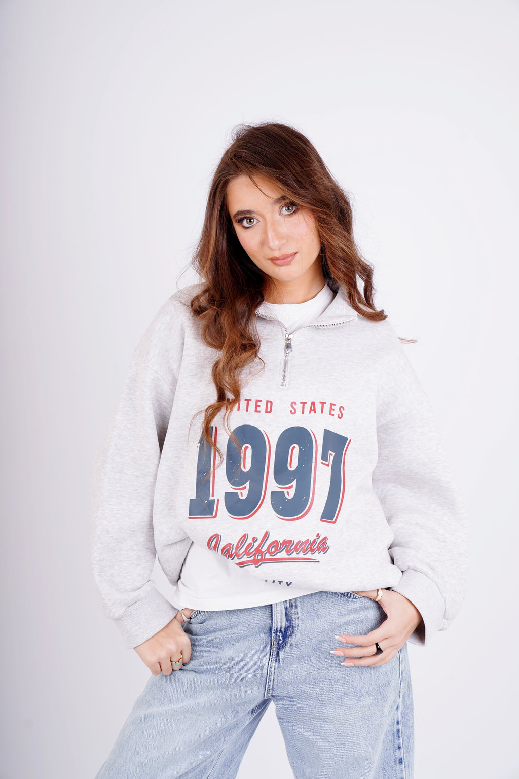 1997 half-zip sweatshirt
