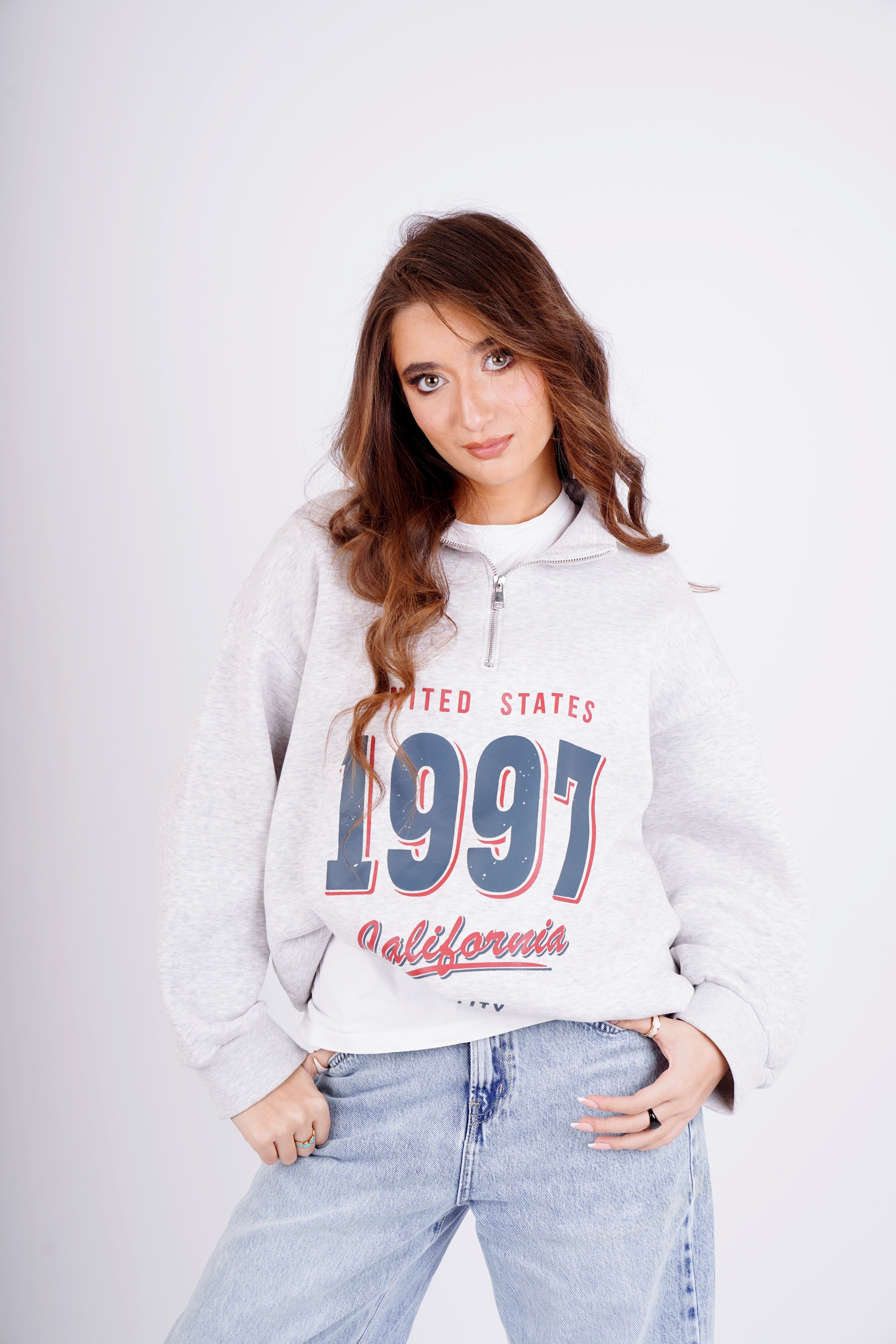 1997 half-zip sweatshirt