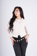 Button up top - beige