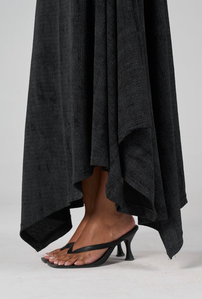 Crimpy skirt - washed Black